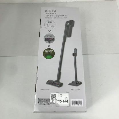 【未使用品】 未使用 紙パック式 コードレス スティック クリーナー 掃除機 家庭用 MA301SK 100-261017-mh-21-fuz 万代Net店
