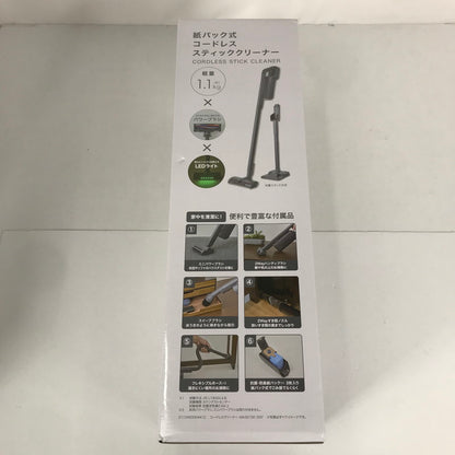 【未使用品】 未使用 紙パック式 コードレス スティック クリーナー 掃除機 家庭用 MA301SK 100-261017-mh-21-fuz 万代Net店