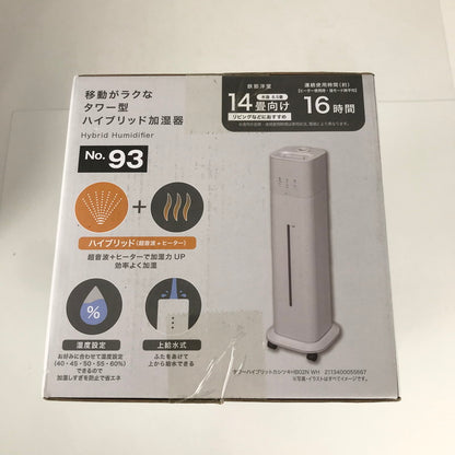 【未使用品】 未開封 NITORI ニトリ ハイブリッド 加湿器 14畳向け 移動が楽なタワー型 HB02N WH 100-261017-mh-20-fuz 万代Net店