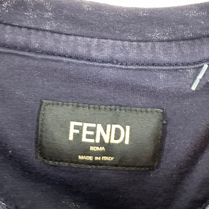 【中古品】【レディース】 FENDI フェンディ FY0626 44K SS TEE 半袖Tシャツ カットソー 古着 170-261017-gm-26-fuzh サイズ：46 カラー：ネイビー 万代Net店
