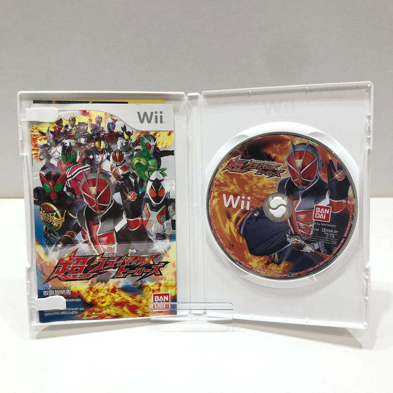 【中古美品】 Nintendo Wii 仮面ライダー 超クライマックスヒーローズ [CERO区分_A / 全年齢対象商品] 028-261017-mh-11-fuzh 万代Net店