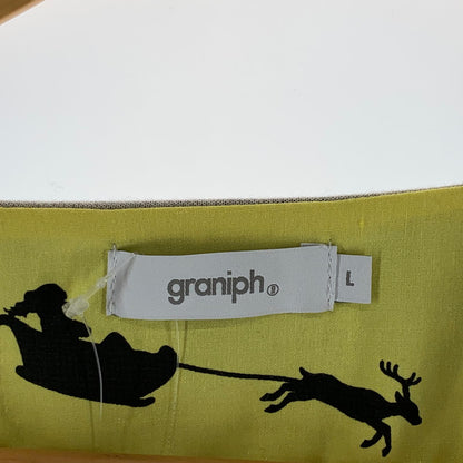 【中古品】【メンズ】 GRANIPH グラニフ ONE PIECE ダブルフェイス カーディガン 古着 147-261018-gm-15-fuzh サイズ：L カラー：グレー 万代Net店