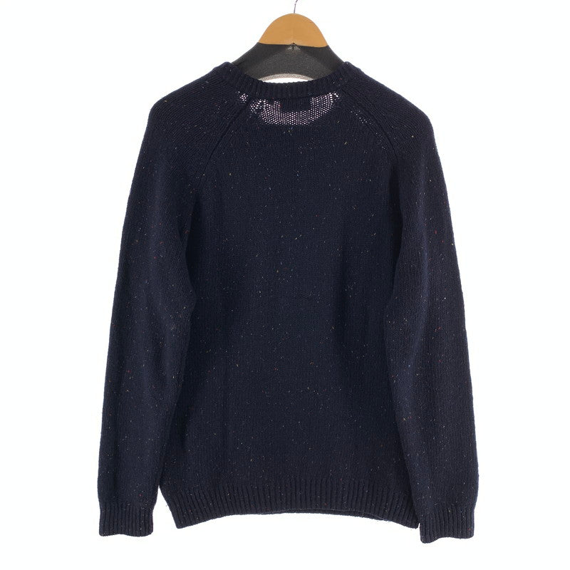 【中古品】【メンズ】 CARHARTT カーハート ANGLISTIC SWEATER セーター ニット 古着 145-261018-gm-49-fuzh サイズ：M カラー：ネイビー 万代Net店