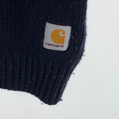 【中古品】【メンズ】 CARHARTT カーハート ANGLISTIC SWEATER セーター ニット 古着 145-261018-gm-49-fuzh サイズ：M カラー：ネイビー 万代Net店