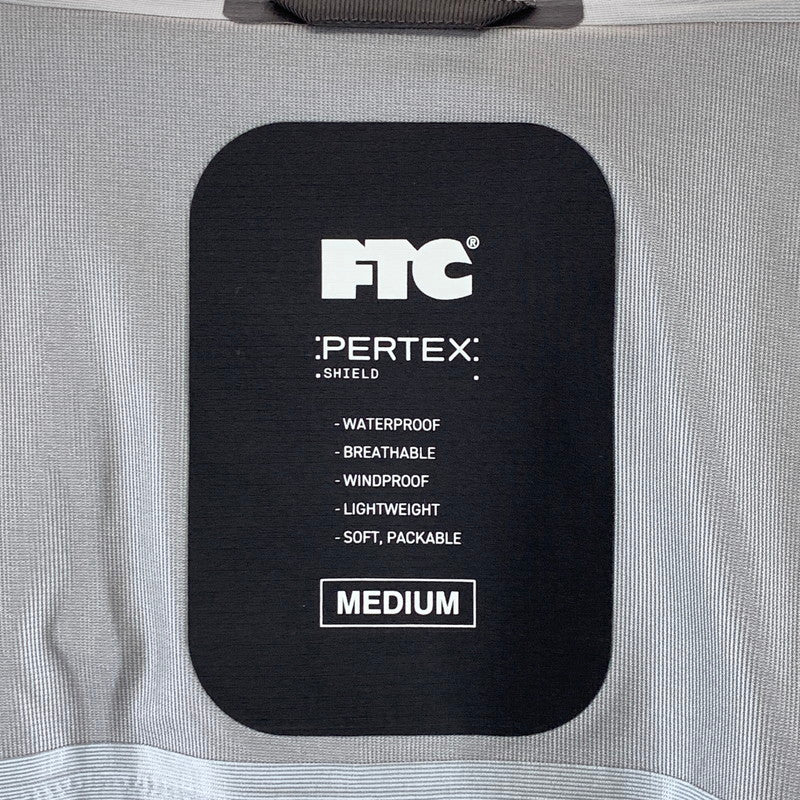 【中古美品】【メンズ】 FTC エフティーシー FTC026AWJ08 PERTEX 3L SHELL JACKET シェルジャケット ナイロンジャケット ブルゾン 142-261018-gm-41-fuzh サイズ：M カラー：ブラック 万代Net店