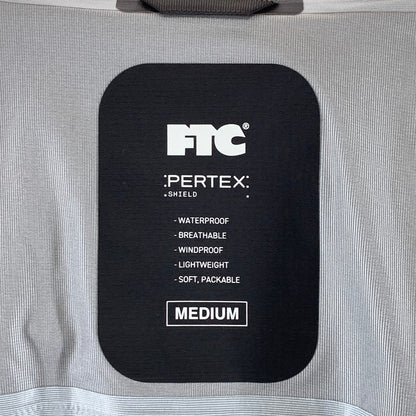 【中古美品】【メンズ】 FTC エフティーシー FTC026AWJ08 PERTEX 3L SHELL JACKET シェルジャケット ナイロンジャケット ブルゾン 142-261018-gm-41-fuzh サイズ：M カラー：ブラック 万代Net店