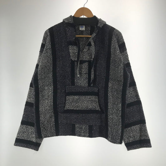 【中古品】【メンズ】 USED メキシカン パーカー ジャケット アウター コート 古着 145-261021-mh-01-fuzh サイズ：XL カラー：ブラック 万代Net店