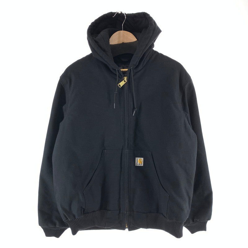 【中古品】【メンズ】 CARHARTT カーハート OJO140-M LOOSE FIT DUCK INSULATED FLANNEL LINED ACTIVE JACKET ダック アクティブジャケット ブルゾン 145-261018-gm-38-fuzh サイズ：M カラー：ブラック 万代Net店