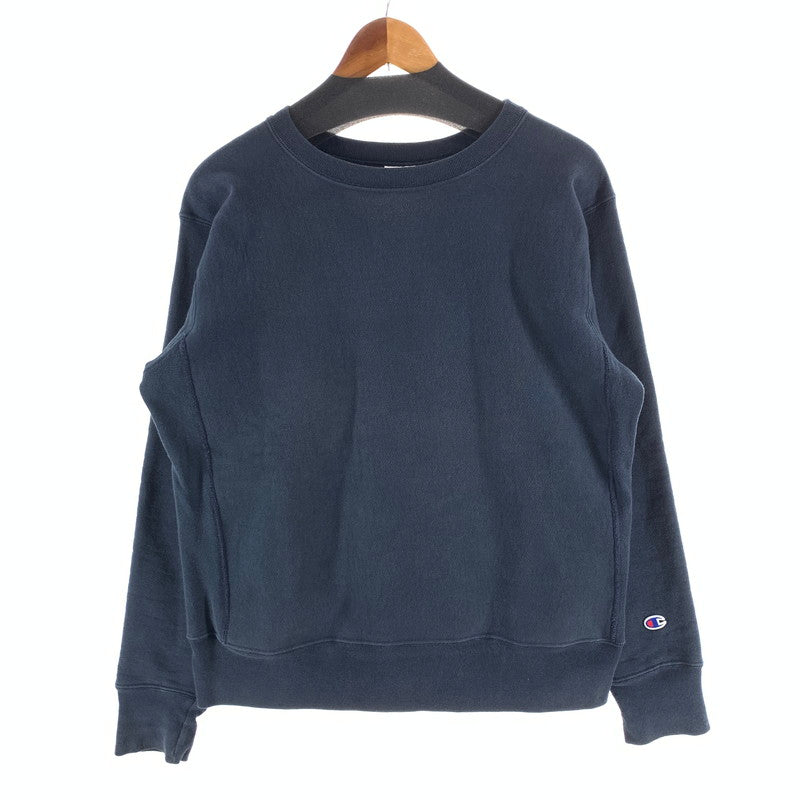 【中古品】【メンズ】 CHAMPION チャンピオン REVERSE WEAVE WARMUP リバースウィーブ スウェット 赤タグ復刻 裏起毛 145-261018-gm-44-fuzh サイズ：XL カラー：ネイビー 万代Net店