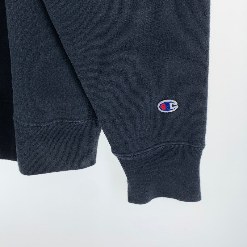 【中古品】【メンズ】 CHAMPION チャンピオン REVERSE WEAVE WARMUP リバースウィーブ スウェット 赤タグ復刻 裏起毛 145-261018-gm-44-fuzh サイズ：XL カラー：ネイビー 万代Net店