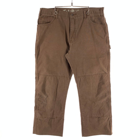【中古品】【メンズ】 DICKIES ディッキーズ ペインターパンツ ボトムス 古着 156-261018-gm-52-fuzh サイズ：34 カラー：ブラウン 万代Net店