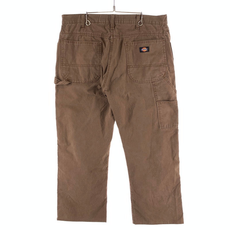 【中古品】【メンズ】 DICKIES ディッキーズ ペインターパンツ ボトムス 古着 156-261018-gm-52-fuzh サイズ：34 カラー：ブラウン 万代Net店