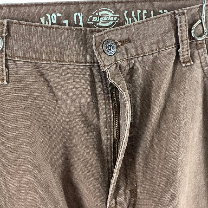【中古品】【メンズ】 DICKIES ディッキーズ ペインターパンツ ボトムス 古着 156-261018-gm-52-fuzh サイズ：34 カラー：ブラウン 万代Net店