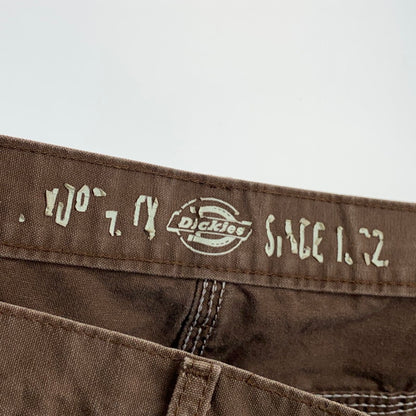 【中古品】【メンズ】 DICKIES ディッキーズ ペインターパンツ ボトムス 古着 156-261018-gm-52-fuzh サイズ：34 カラー：ブラウン 万代Net店