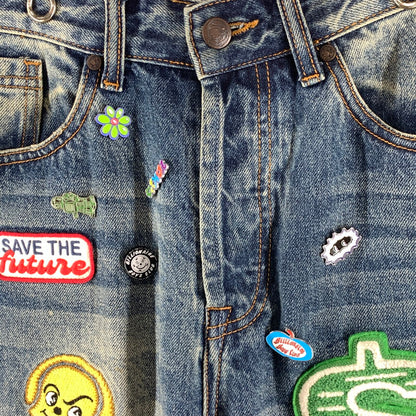 【中古品】【メンズ】 BILLIONAIRE BOYS CLUB ビリオネアボーイズクラブ ECHO JEANS ジーンズ デニムパンツ ボトムス 153-261018-gm-54-fuzh サイズ：30 カラー：インディゴ 万代Net店