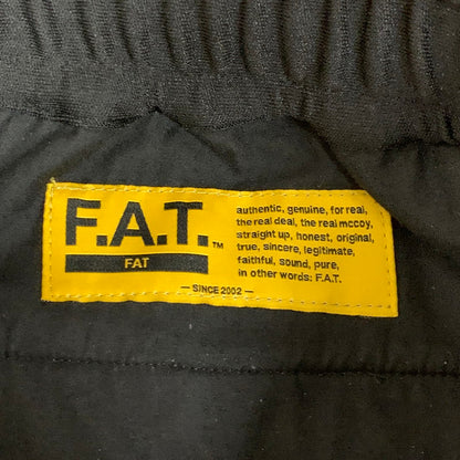【中古品】【メンズ】 F.A.T WINDUP トラックパンツ ボトムス 古着 153-261018-gm-55-fuzh サイズ：FAT(XL) カラー：ブラック 万代Net店