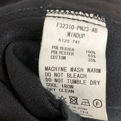 【中古品】【メンズ】 F.A.T WINDUP トラックパンツ ボトムス 古着 153-261018-gm-55-fuzh サイズ：FAT(XL) カラー：ブラック 万代Net店