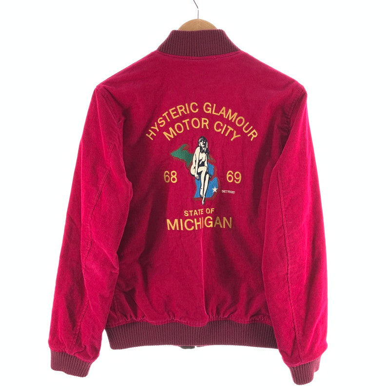 【中古品】【メンズ】 HYSTERIC GLAMOUR ヒステリックグラマー 0243AB09 ベトジャン その他アウター ブルゾン 140-261018-gm-36-fuzh サイズ：M カラー：ピンク 万代Net店