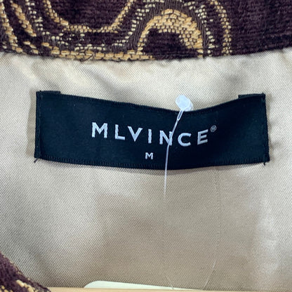【中古品】【メンズ】 MLVINCE ペイズリー柄ジャガードトラッカージャケット アウター ブルゾン 142-261018-gm-37-fuzh サイズ：M カラー：ブラウン 万代Net店