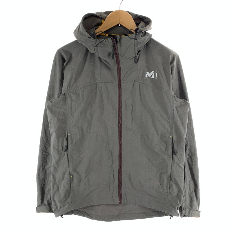 【中古品】【メンズ】 MILLET ミレー RIDE WIND JACKET ウインドジャケット アウター 古着 ナイロンジャケット 144-261018-gm-35-fuzh サイズ：M カラー：カーキ 万代Net店
