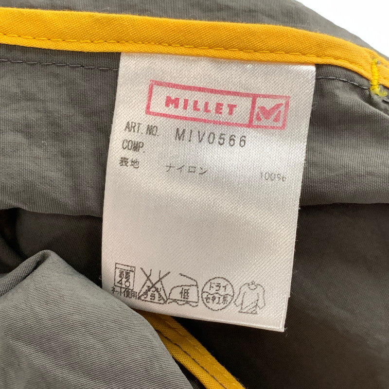 【中古品】【メンズ】 MILLET ミレー RIDE WIND JACKET ウインドジャケット アウター 古着 ナイロンジャケット 144-261018-gm-35-fuzh サイズ：M カラー：カーキ 万代Net店