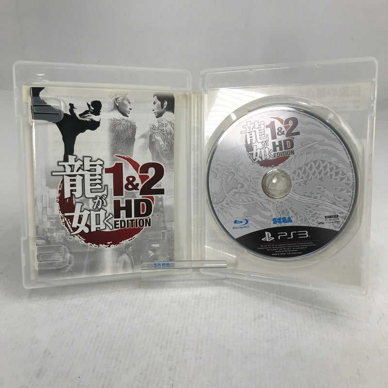 【中古美品】 PlayStation3 PS3 プレイステーション3 プレステ3 ソフト 龍が如く1＆2 HD EDITION the Best [CERO区分_D / 17歳以上対象] 023-261019-mh-06-fuzh 万代Net店