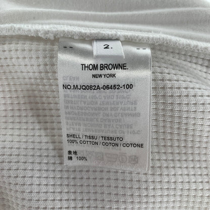 【中古品】【メンズ】 THOM BROWNE トムブラウン MJQ082A-06452-100 EASY PANTS イージーパンツ WHITE ズボン パンツ 152-261022-io-01-fuzh カラー：ホワイト 万代Net店