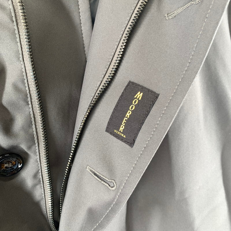 【中古品】【メンズ】 MOORER ムーレー NYLON JACKET ナイロンジャケット 上着 アウター BROWN.フード ※袖汚れあり 141-261022-io-03-fuzh カラー：ブラウン 万代Net店