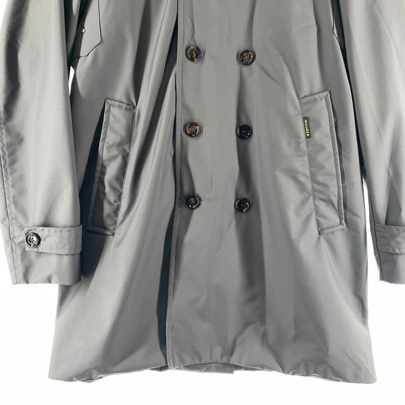 【中古品】【メンズ】 MOORER ムーレー NYLON JACKET ナイロンジャケット 上着 アウター BROWN.フード ※袖汚れあり 141-261022-io-03-fuzh カラー：ブラウン 万代Net店