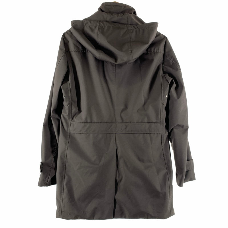 【中古品】【メンズ】 MOORER ムーレー NYLON JACKET ナイロンジャケット 上着 アウター BROWN.フード ※袖汚れあり 141-261022-io-03-fuzh カラー：ブラウン 万代Net店