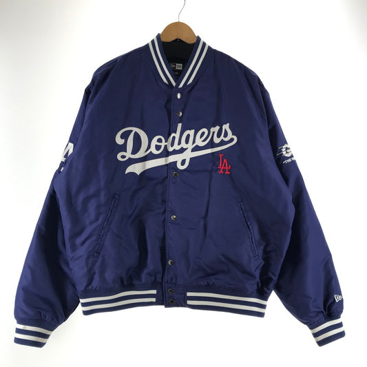 【中古品】【メンズ】 GR8×MLB 東京シリーズ DODGERS NYLON VARSITY JACKET ドジャース ナイロン バーシティジャケット カラーBLUE/SIZE:XL 142-261021-ky-04-fuzh 万代Net店