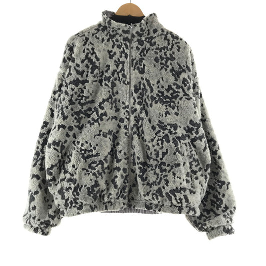 【中古品】【メンズ】 YESEYESEE イエスアイシー REVERSIBLE LEOPARD FLEECE JACKET リバーシブル レオパード フリース ボア ジャケット カラーGRAY SIZE:L 142-261021-ky-01-fuzh 万代Net店
