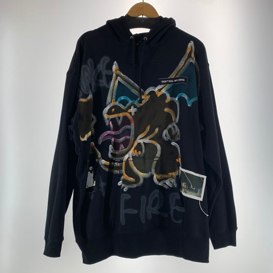 【中古品】【メンズ】 GUERNIKA ゲルニカ PULLOVER HOODIE プルオーバー フーディー パーカー BLACK 140-261022-io-08-fuzh カラー：ブラック 万代Net店