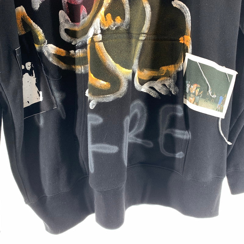 【中古品】【メンズ】 GUERNIKA ゲルニカ PULLOVER HOODIE プルオーバー フーディー パーカー BLACK 140-261022-io-08-fuzh カラー：ブラック 万代Net店