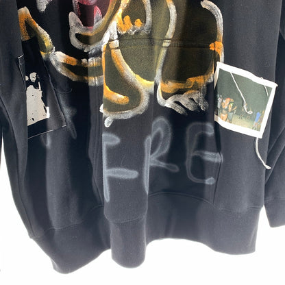 【中古品】【メンズ】 GUERNIKA ゲルニカ PULLOVER HOODIE プルオーバー フーディー パーカー BLACK 140-261022-io-08-fuzh カラー：ブラック 万代Net店