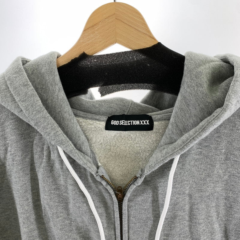 【中古品】【メンズ】 GOD SELECTION XXX ゴッドセレクション トリプルエックス ZIPUP PARKA ジップアップ パーカー フーディー 142-261020-vt-89-fuzh サイズ：XL カラー：グレー 万代Net店