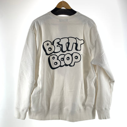 【中古品】【メンズ】 GOD SELECTION XXX ゴッドセレクション BETTY BOOP SWEATSHIRT ベティブープ スウェットシャツ トレーナー WHITE 142-261022-io-07-fuzh カラー：ホワイト 万代Net店