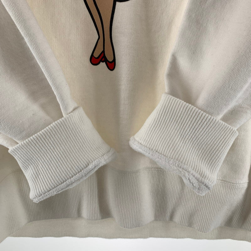 【中古品】【メンズ】 GOD SELECTION XXX ゴッドセレクション BETTY BOOP SWEATSHIRT ベティブープ スウェットシャツ トレーナー WHITE 142-261022-io-07-fuzh カラー：ホワイト 万代Net店