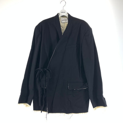 【中古品】【メンズ】 AMBUSH アンブッシュ BMEA003F20FAB001 KIMONO JACKET キモノジャケット BLACK 上着 アウター 142-261022-io-02-fuzh カラー：ブラック 万代Net店