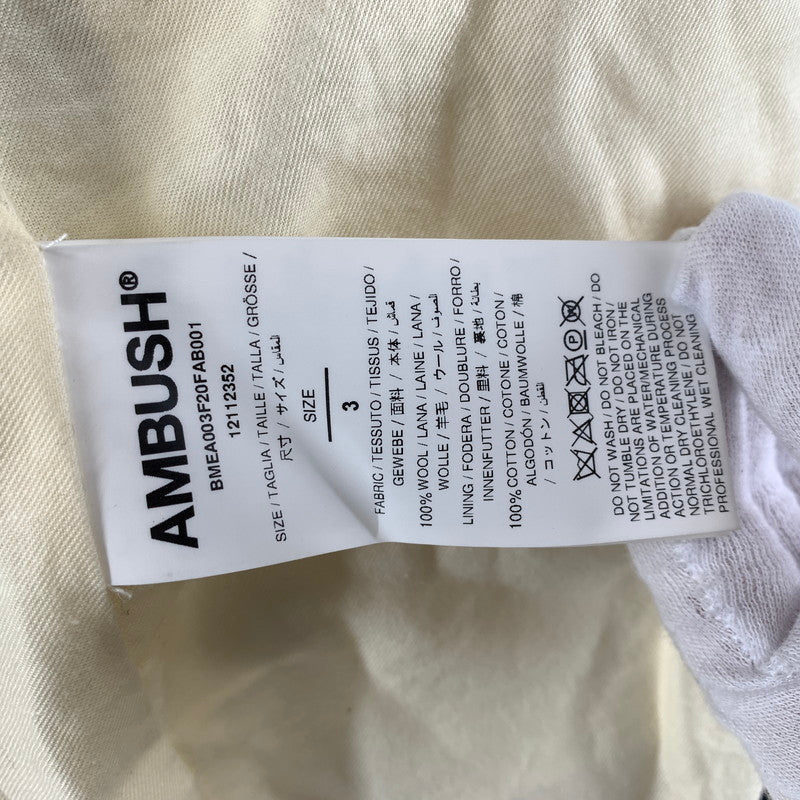 【中古品】【メンズ】 AMBUSH アンブッシュ BMEA003F20FAB001 KIMONO JACKET キモノジャケット BLACK 上着 アウター 142-261022-io-02-fuzh カラー：ブラック 万代Net店