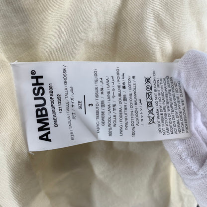 【中古品】【メンズ】 AMBUSH アンブッシュ BMEA003F20FAB001 KIMONO JACKET キモノジャケット BLACK 上着 アウター 142-261022-io-02-fuzh カラー：ブラック 万代Net店
