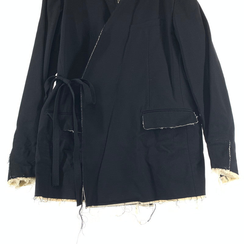 【中古品】【メンズ】 AMBUSH アンブッシュ BMEA003F20FAB001 KIMONO JACKET キモノジャケット BLACK 上着 アウター 142-261022-io-02-fuzh カラー：ブラック 万代Net店