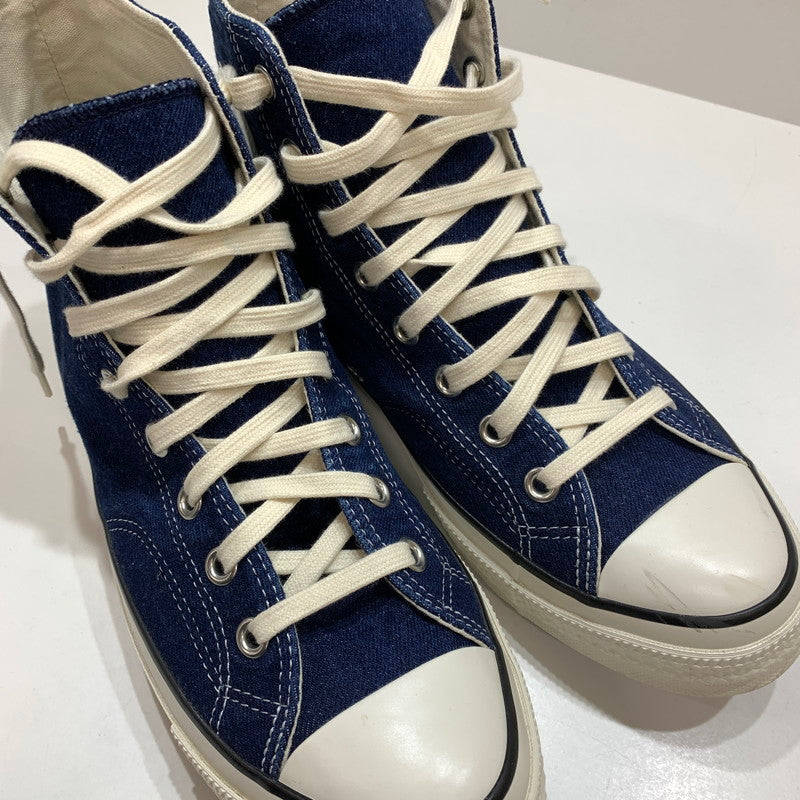 【中古品】【メンズ】 CONVERSE コンバース CHUCK TAYLOR HI オールスター ハイカット デニム スニーカー 靴 162-261030-mh-14-fuzh サイズ：27cm カラー：インディゴ・デニム 万代Net店
