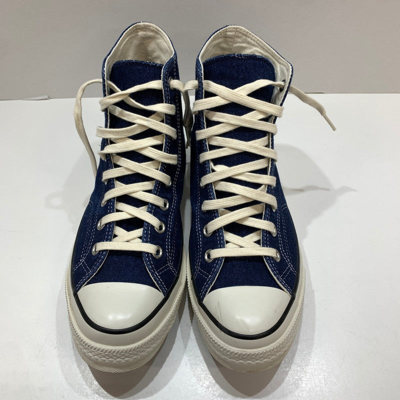 【中古品】【メンズ】 CONVERSE コンバース CHUCK TAYLOR HI オールスター ハイカット デニム スニーカー 靴 162-261030-mh-14-fuzh サイズ：27cm カラー：インディゴ・デニム 万代Net店