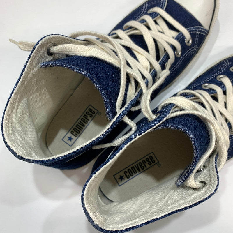 【中古品】【メンズ】 CONVERSE コンバース CHUCK TAYLOR HI オールスター ハイカット デニム スニーカー 靴 162-261030-mh-14-fuzh サイズ：27cm カラー：インディゴ・デニム 万代Net店