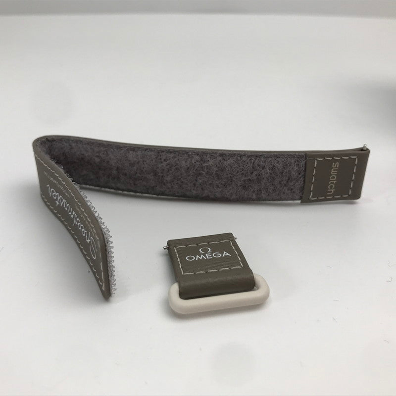 【中古品】【メンズ】 OMEGA オメガ×SWATCH スウォッチ MISSION TO SATURN カラーBROWN 替ベルト 箱付属 腕時計 197-261027-ky-06-fuzh 万代Net店