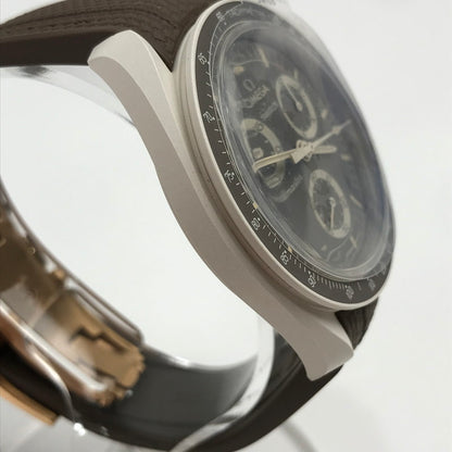 【中古品】【メンズ】 OMEGA オメガ×SWATCH スウォッチ MISSION TO SATURN カラーBROWN 替ベルト 箱付属 腕時計 197-261027-ky-06-fuzh 万代Net店