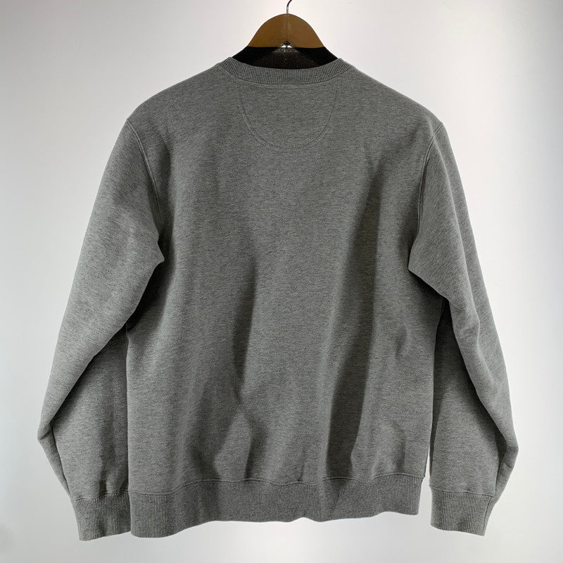【中古品】【メンズ】 SUPREME シュプリーム×CHAMPION チャンピオン CHROME CREWNECK SWEATSHIRT クルーネック スウェットシャツ トレーナー GRAY ※汚れ・プリント一部剥がれあり 149-261024-io-03-fuzh サイズ：S カラー：グレー 万代Net店
