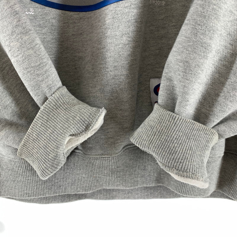 【中古品】【メンズ】 SUPREME シュプリーム×CHAMPION チャンピオン CHROME CREWNECK SWEATSHIRT クルーネック スウェットシャツ トレーナー GRAY ※汚れ・プリント一部剥がれあり 149-261024-io-03-fuzh サイズ：S カラー：グレー 万代Net店