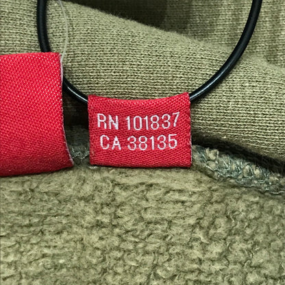 【中古品】【メンズ】 SUPREME シュプリーム SMALL BOX LOGO HOODED SWEATSHIRT スモール ボックスロゴフーディー パーカー カラーKHAKI/SIZE:M　 149-261023-ky-01-fuzh 万代Net店